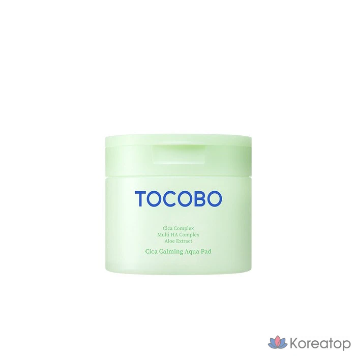 Успокаивающие аква-патчи Tokobo Cica, 160 мл, 1 упаковка, 60 листов.