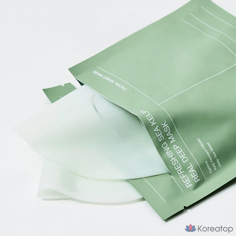 Тканевая маска для лица Biodance Refreshing Sea Kelp Real Deep Mask, 12 шт., фото 4