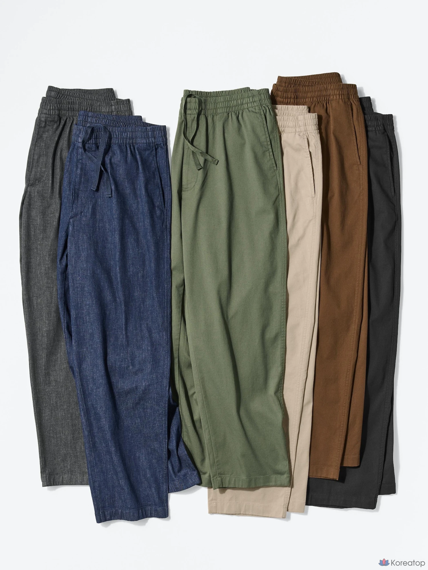 Брюки Uniqlo Stretch Easy Ankle Pants Denim