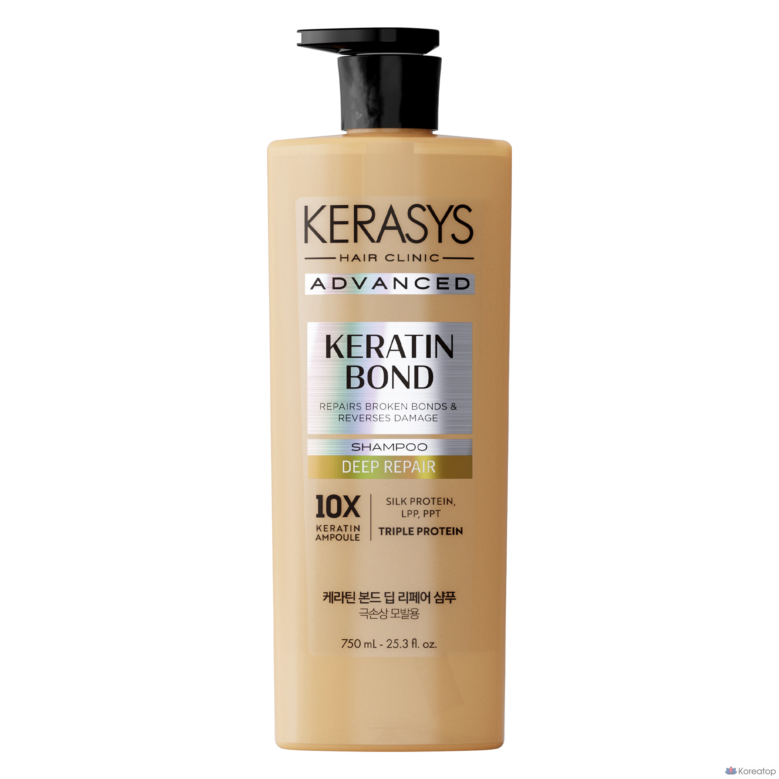 Шампунь KeraSys Advanced Keratin Bond Deep Repair, 750 мл, 1 шт.