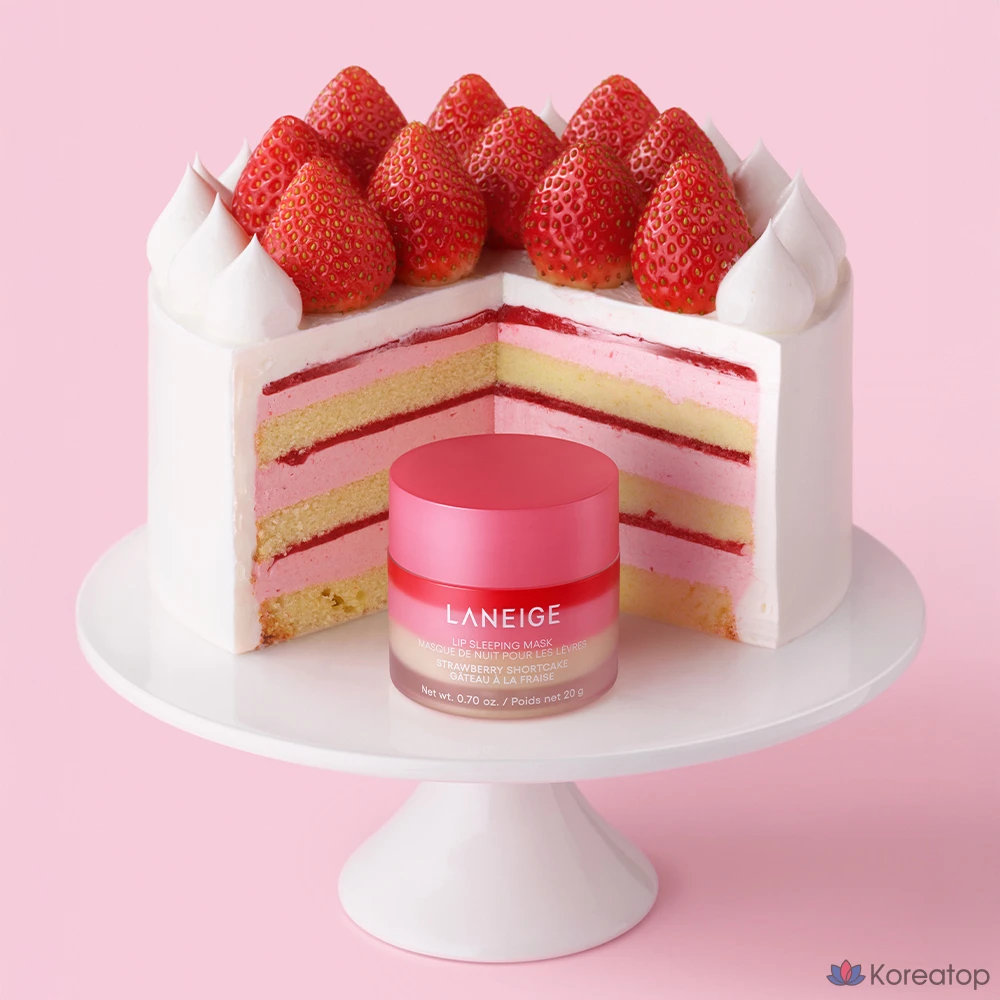 Ночная маска для губ Laneige EX «Клубничный пирог», 20 г, 1 упаковка, 1 шт.