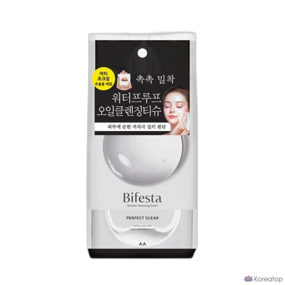 Очищающие салфетки Bifesta, тушь Perfect Clear Oil-in Mascara All Kill, 1 упаковка, 1 шт.