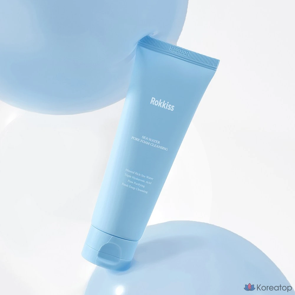 Очищающая пенка для лица Rokkiss Sea Water Pore Foam Cleansing, 120 мл, 1 шт.