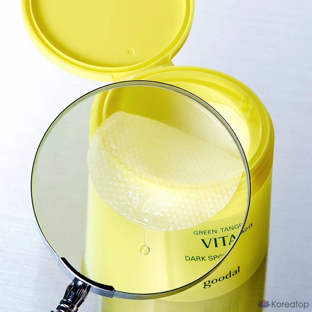 Тонизирующие подушечки Goodal Green Tangerine Vita C Spot Care Toner Pad, 1 упаковка, 70 листов