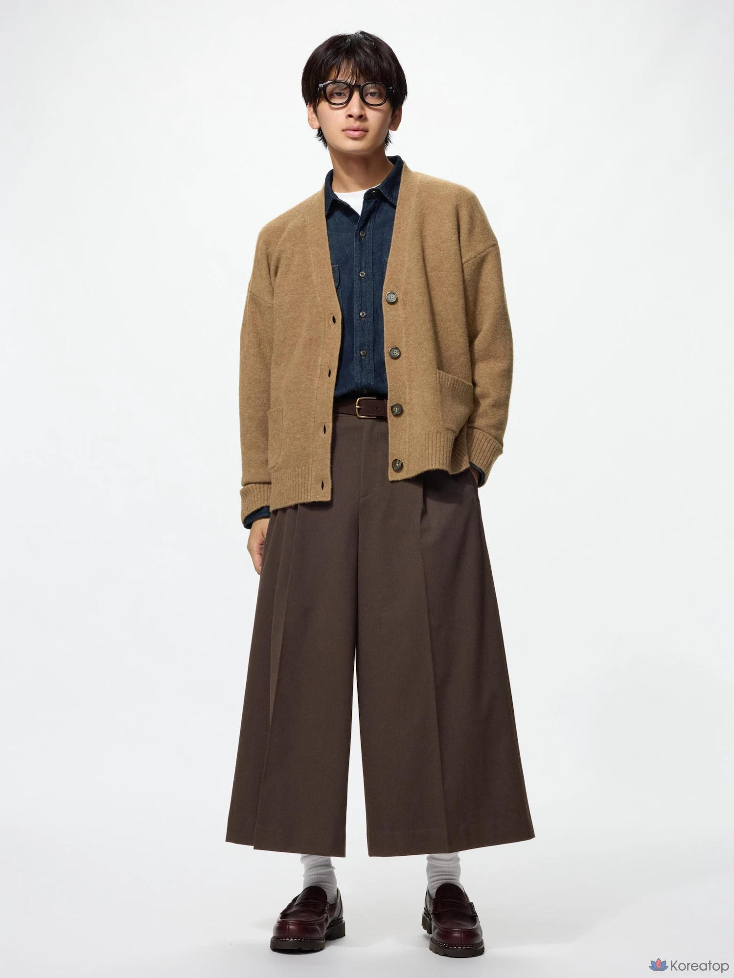Брюки-кюлоты Uniqlo Tuck Culottes