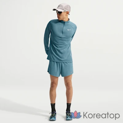 Лонгслив на молнии мужской Nike Stride Aero Fit Half-Zip Mid Layer