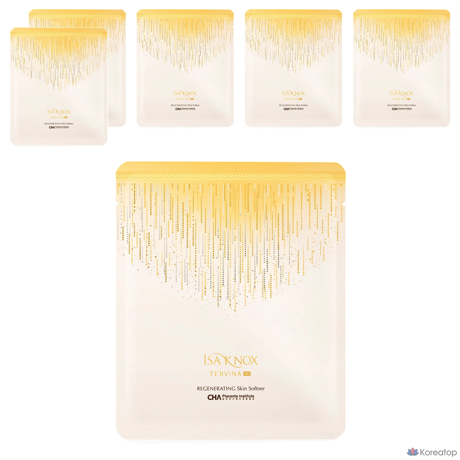 Регенерирующая золотая ампульная маска Isa Knox Terbina AD, 1 упаковка, 6 упаковок