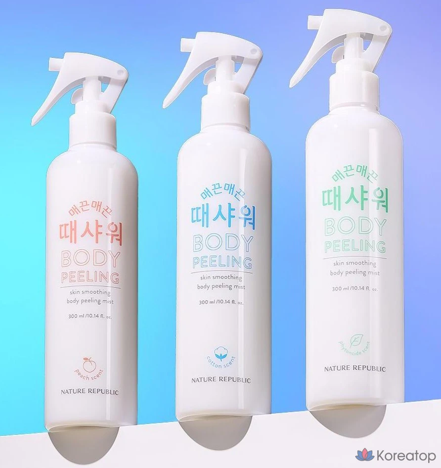 Отшелушивающий гель для душа Nature Republic Smooth Exfoliating Shower Peach, 300 мл, 1 шт.