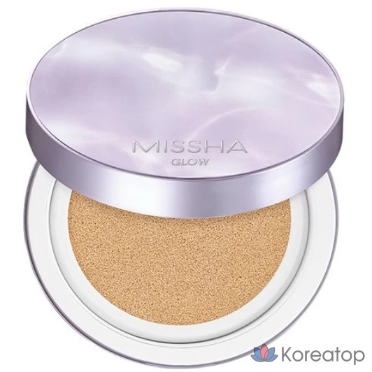 Тональный крем Missha Glow Layering Fit Cushion, 14 г, цвет 23 Sand, 1 шт.
