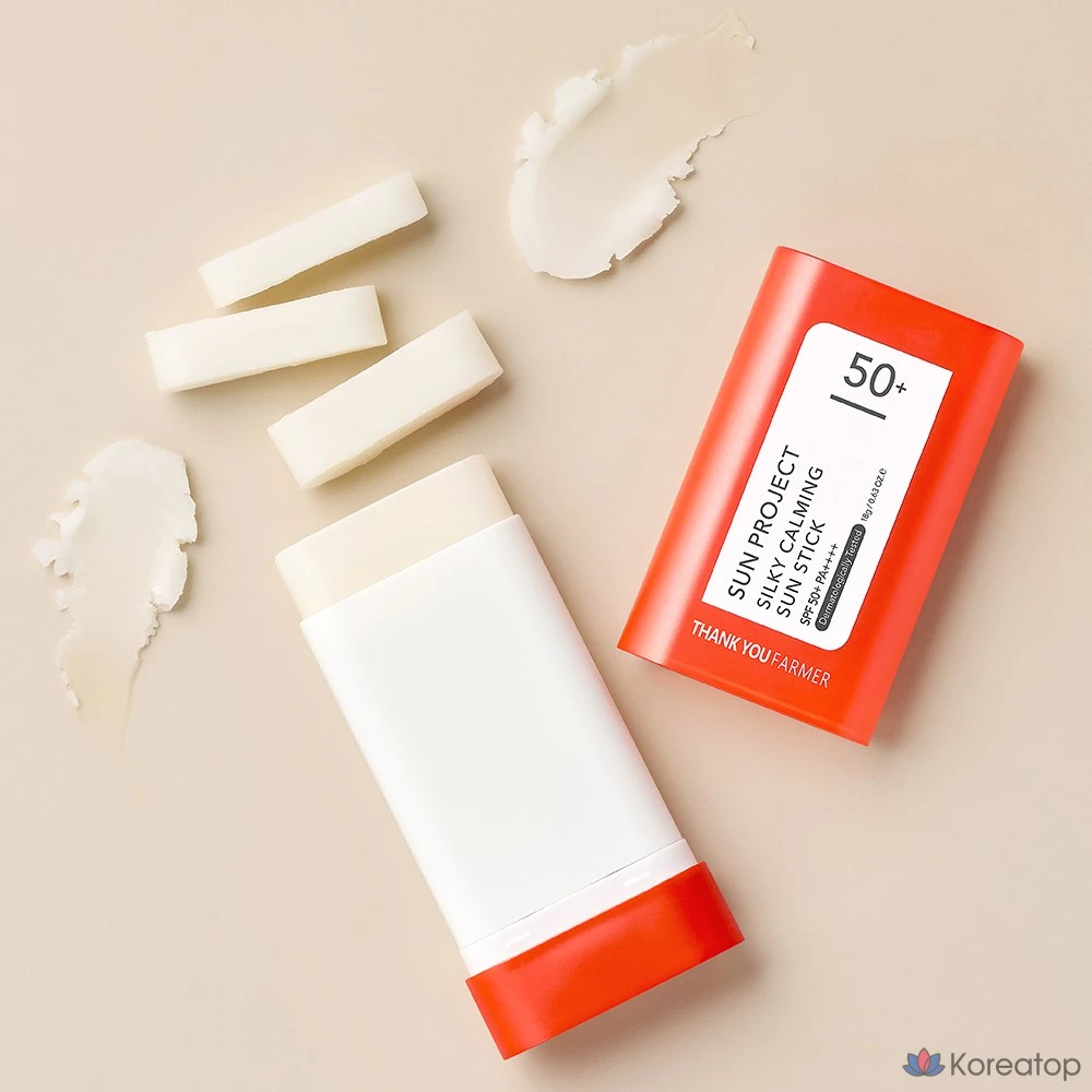 Солнцезащитный стик Thank You Farmer Sun Project Silky Calming Sun Stick SPF50+ PA++++, 18 г, 1 шт., фото 4