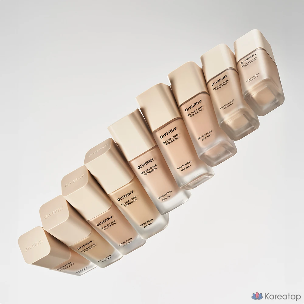 Тональный крем Giverny 밀착 커버 파운데이션, оттенок 15 Fair, 30 мл, 1 шт., фото 4