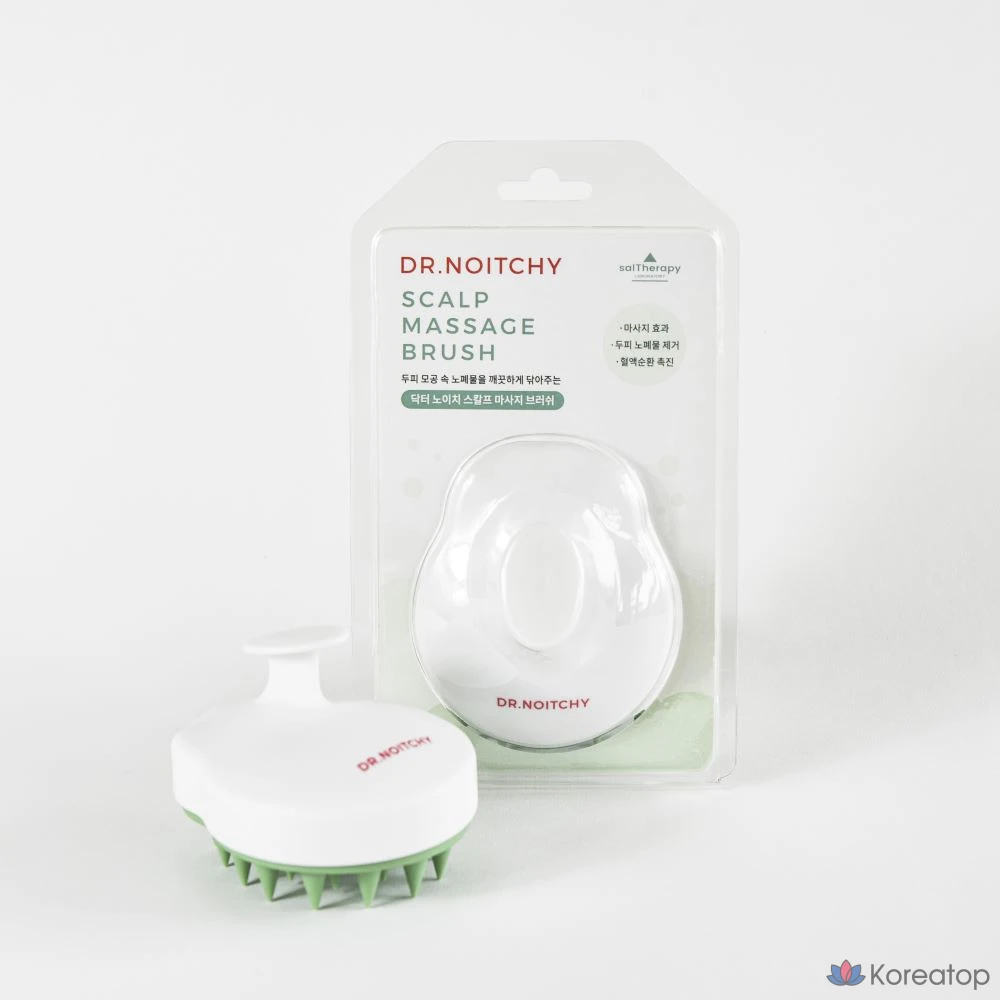 Массажная щетка для кожи головы Soltherapy Dr. Noichi, разные цвета, 1 шт.