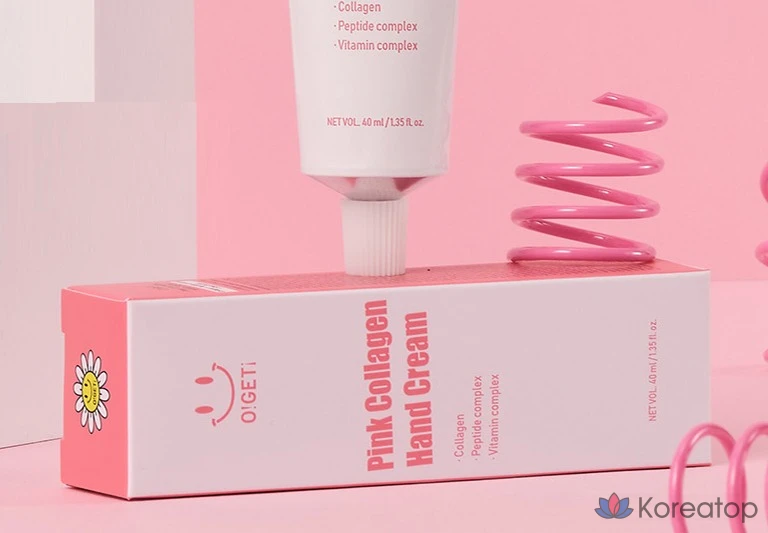 Крем для рук O!GETi Pink Collagen, 1 шт., 40 мл