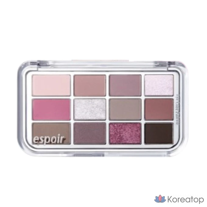 Палетка теней для век Espoir Eye Core Palette, № 4 Geek Gray (Winter Cool), 1 шт.
