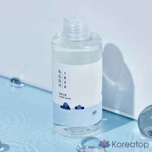 Тонер с морской водой увлажняющий, с эффектом обновления кожи Round Wrap 1025 Dokdo, 200 мл