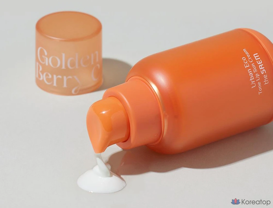 Солнцезащитный крем The Saem Urban Eco Golden Berry Sea Tone-Up Sun Cream SPF50+ PA++++, 50 мл, 1 шт.