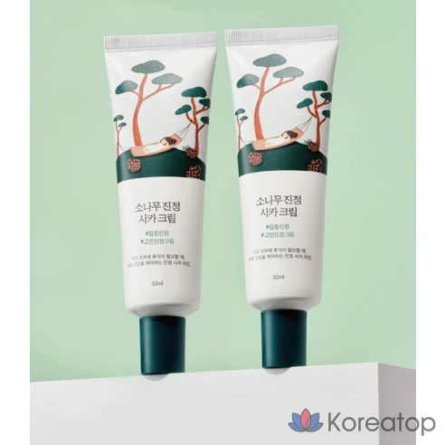 Успокаивающий крем Round Lab Pine Cica