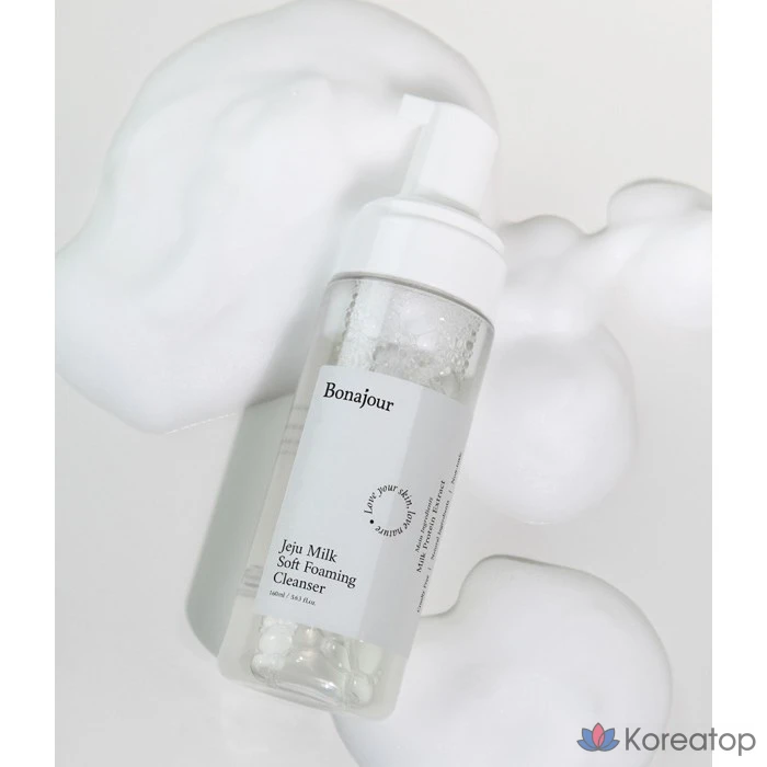 Пенящееся очищающее средство Bonajour Jeju Milk Soft, 150 мл, 1 шт.