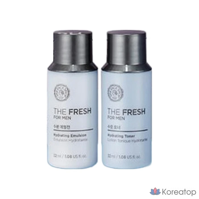 Набор для ухода The Face Shop The Fresh For Men Moisture 2-piece Set, 4 шт., фото 4