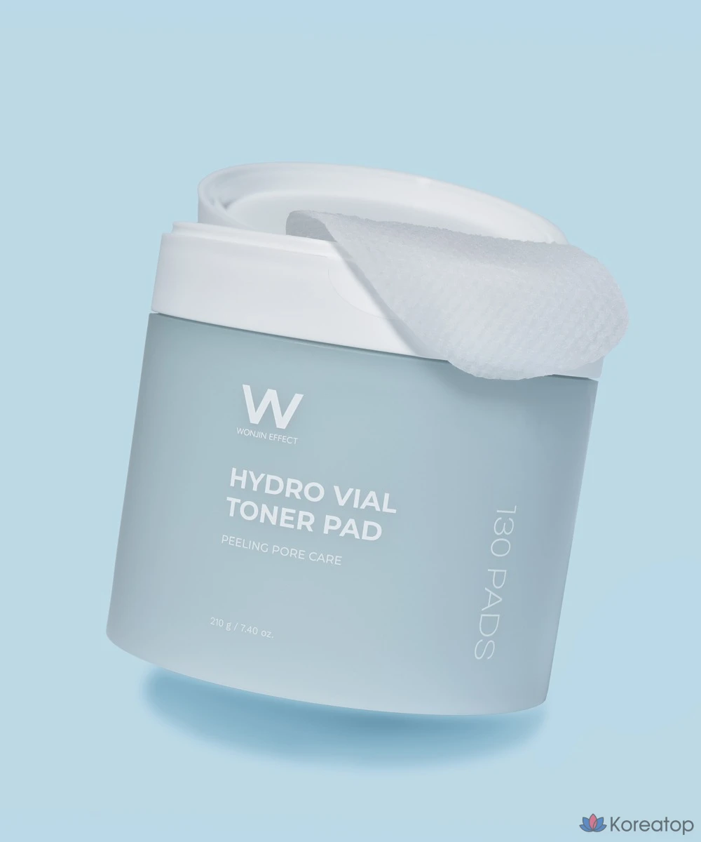 Тонер-подушечки Wonjin Effect Hydro Vial, 210 г, 130 листов, 1 шт.