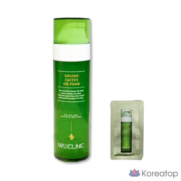 Пенка для умывания MAXCLINIC с маслом золотистого кактуса, 1 шт., 110 г.