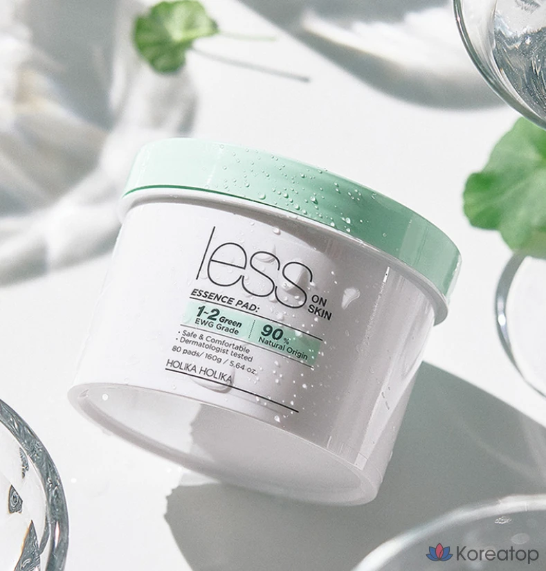 Тонер-пэды Holika Holika Less On Skin Essence Pad, 160 г, 80 шт.