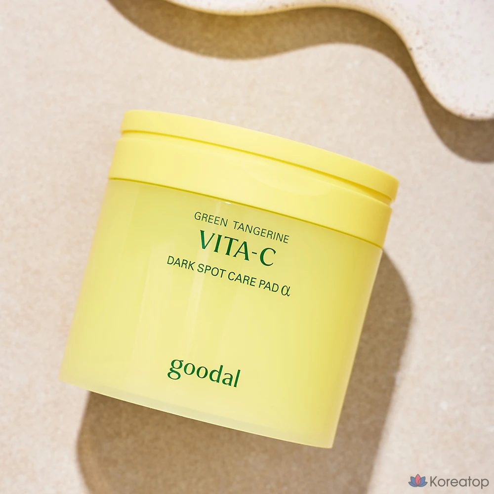 Пэды Goodal Green Tangerine Vita C Dark Spot Care Pad Alpha, 160 мл, 70 шт., фото 4