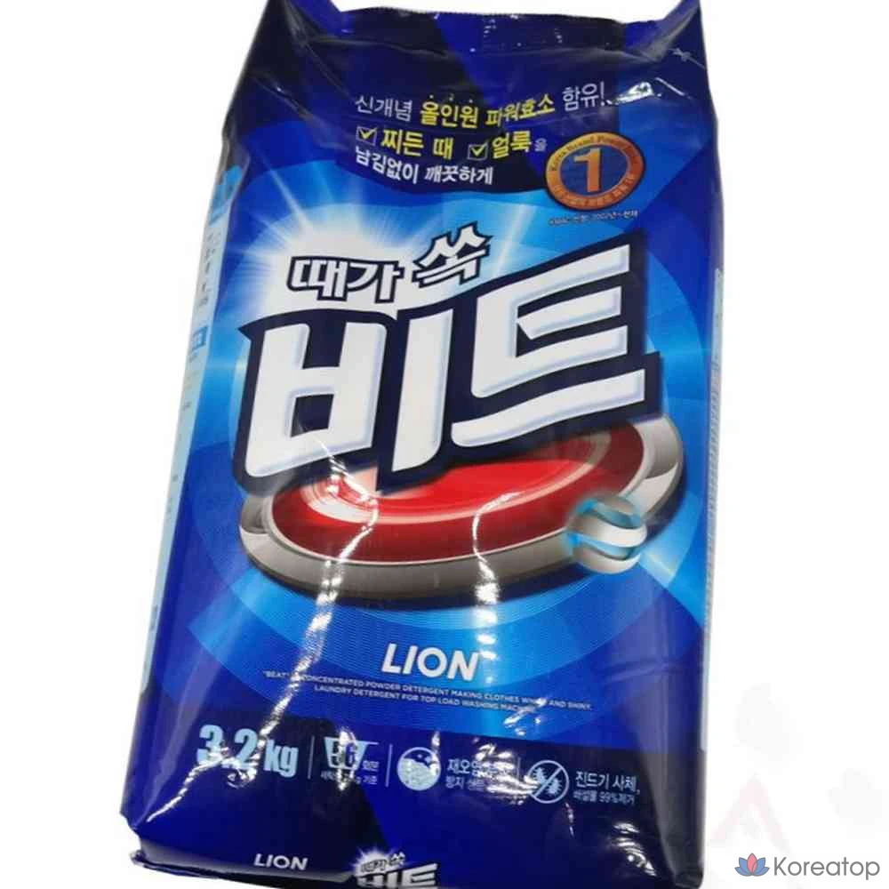 Стиральный порошок Lion Beat Powder Detergent Refill Pouch, 3.2 г, 1 шт.