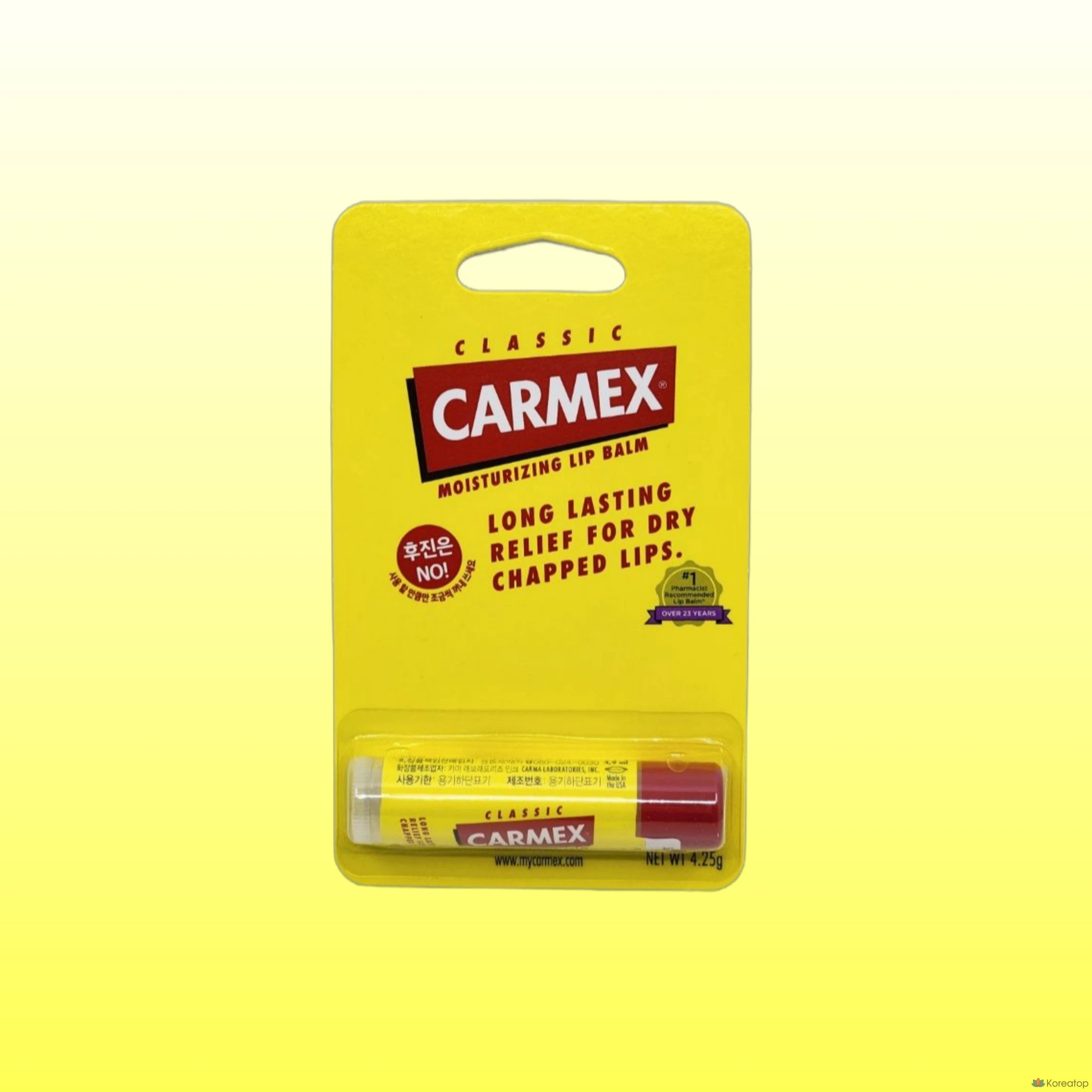 Бальзам для губ Carmex Classic Stick Original, 4,25 г, 1 шт.