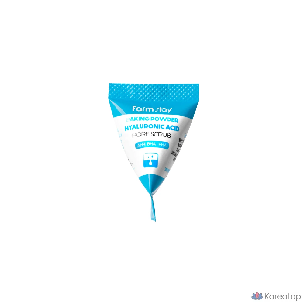Скраб для сужения пор FarmStay Baking Powder с гиалуроновой кислотой, 175 г, 1 упаковка.