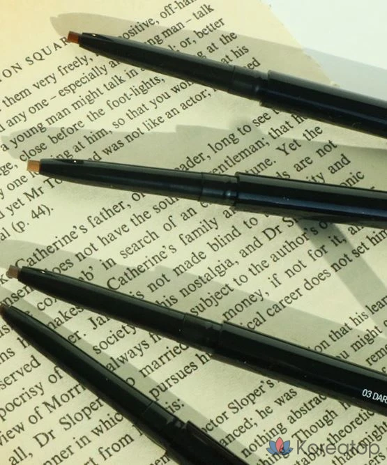 Карандаш для бровей Cosnori Slim Eyebrow Auto Pencil, 0.13 г, цвет 03, темно-шоколадный, 1 шт.