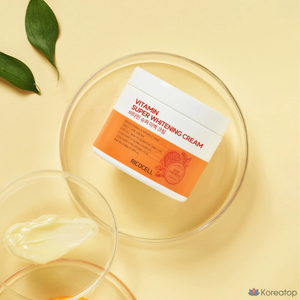 Крем Ricocell с витаминами для осветления кожи, 500 г + 100 г, 600 г, 1 шт.