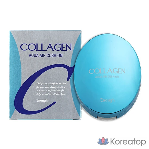 Крем-кушон Collagen Aqua Air Cushion (сменный блок), 21 оттенок, 1 шт.