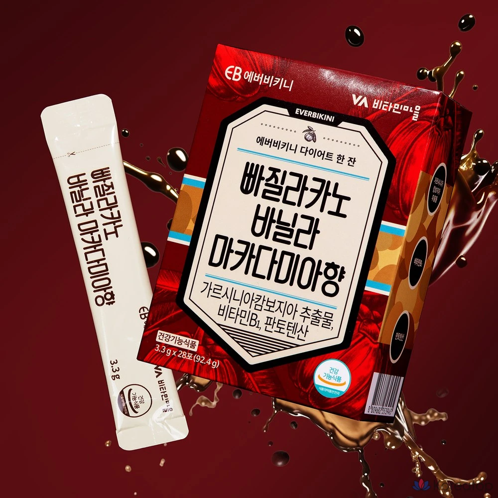 Протеиновый коктейль EverBikini Ppajillakano Vanilla Macadamia, 92,4 г, 1 шт.