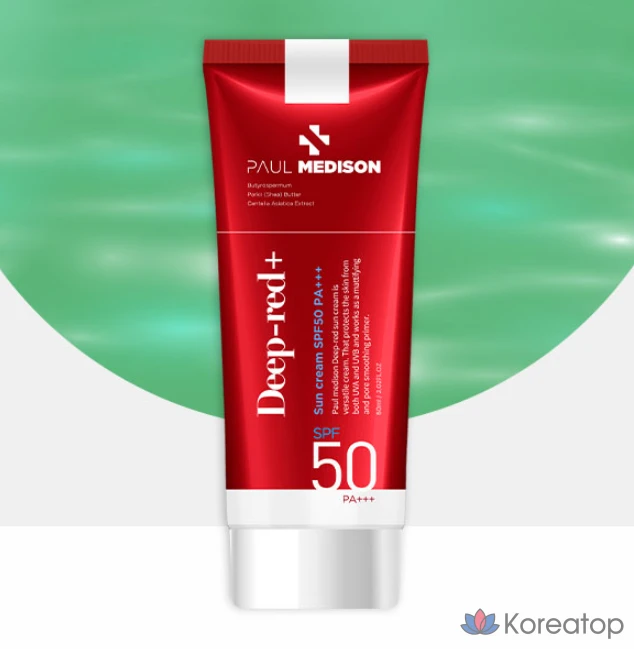 Солнцезащитный крем PAUL MEDISON Deep Red SPF50 PA+++, 60 мл, 1 шт.