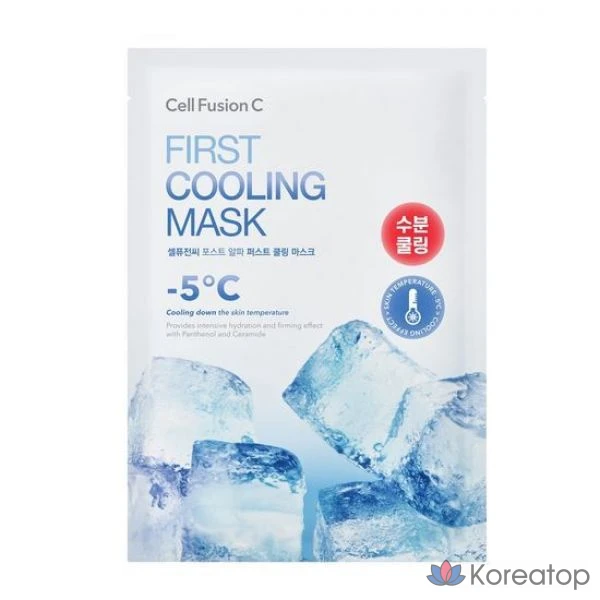 Охлаждающая маска Cellfusion C Post Alpha First, 1 шт., 1 упаковка