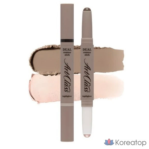 Контурный стик Too Cool For School Dual Contour Stick, оттенок 02 Cool Duo, 2.2 г, 1 шт.