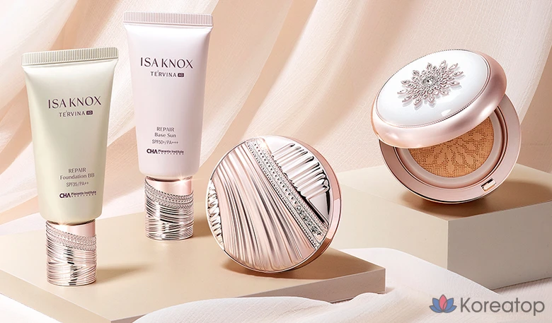 Набор Isa Knox Terbina AD Luxury Pact 14g + сменный блок 14g, № 23, 1 шт.