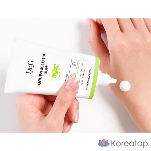 Солнцезащитный крем для чувствительной кожи Dr.G, 35 мл