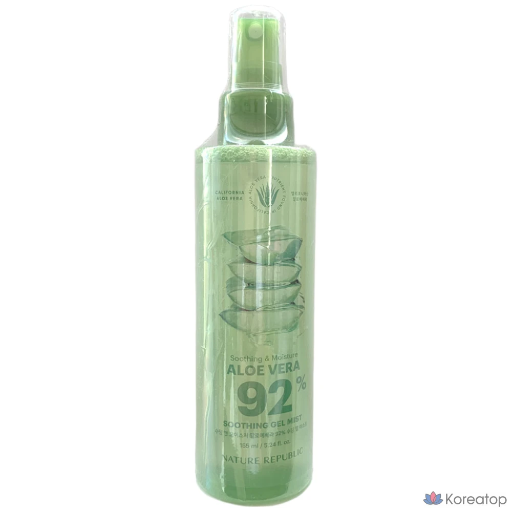 Успокаивающий гель-спрей Nature Republic с алоэ вера 92%, 150 мл, 1 шт.