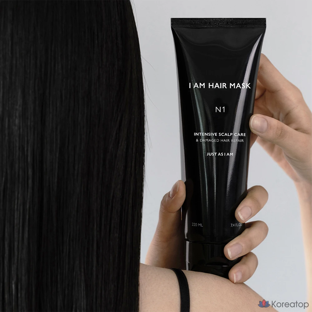 Маска для волос JUST AS I AM I'm Damaged Repair N1 Hair Mask, 220 мл, 1 шт.