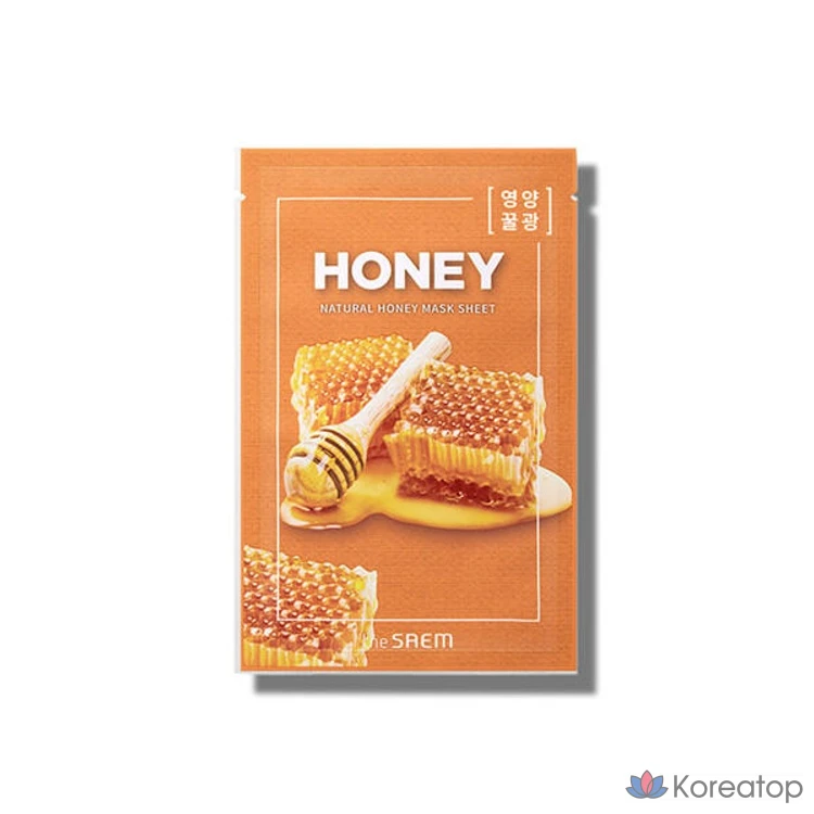 Маска для лица The Saem Natural Honey Mask Sheet, 10 листов, 1 комплект