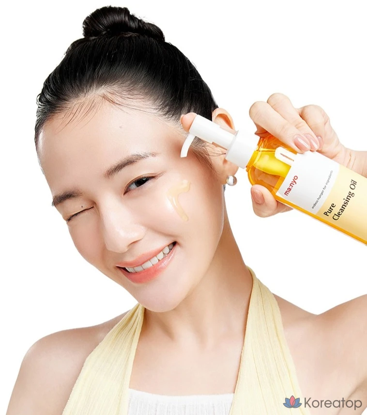 Набор для ухода Manyo Pure Cleansing Oil 200ml + Refill 200ml + Capsule 2ml x 3p Set, 1 шт.