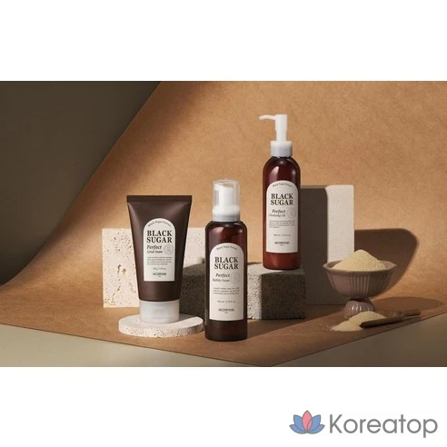 Пенка для умывания Skinfood Black Sugar Perfect Bubble Foam, 200 мл