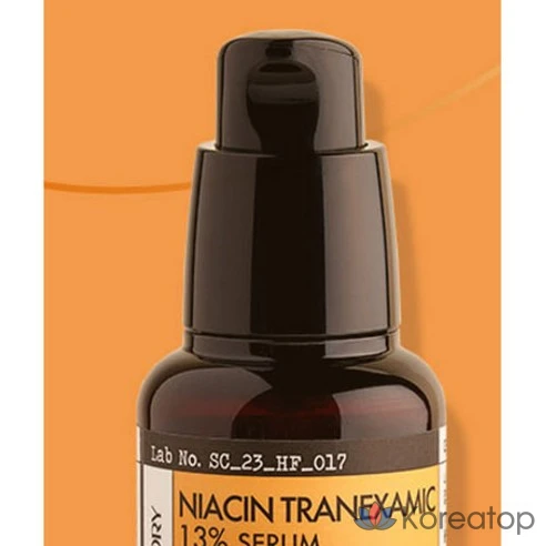 Выравнивающая тон кожи сыворотка с ниацинамидом и транексамовой кислотой Derma Factory NIACIN TRANEXAMIC 13% SERUM, 30 мл