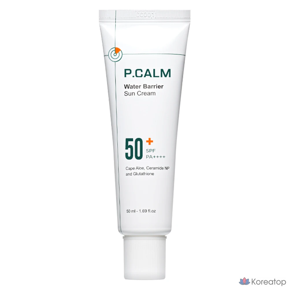 Солнцезащитный крем P.CALM Water Barrier Moisture Soothing Sunscreen SPF50+ PA++++, 50 мл, 1 шт.