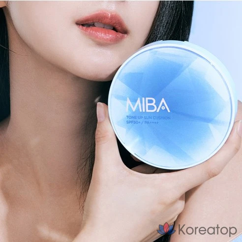 Тон-ап эссенция с кальцием и каламином Miba Ion Calcium Calamine Royal Sun Cushion SPF50+ PA++++