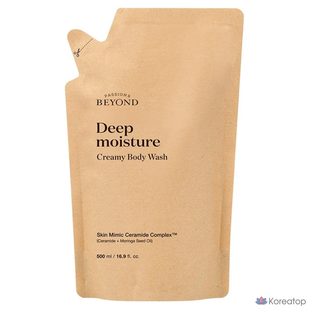 Сменный блок кремообразного геля для душа BEYOND Deep Moisture, 500 мл, 1 шт.