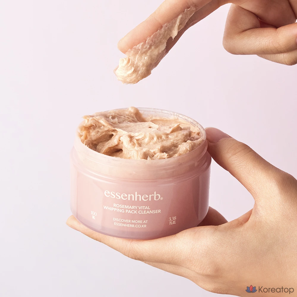 Очищающая маска для лица EssenHerb Rosemary Vital Whipping Pack Cleanser, 1 шт., 100 мл