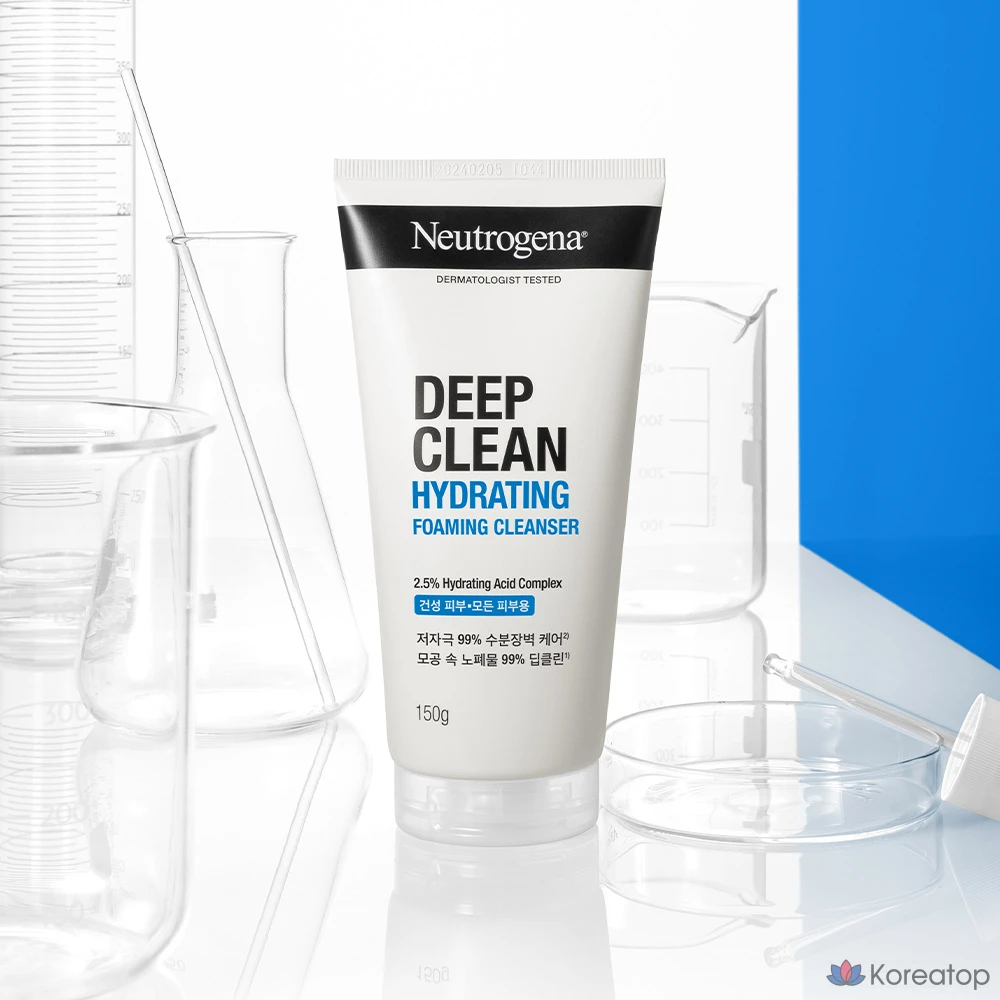 Пенка для умывания Neutrogena Deep Clean Hydrating Foaming Cleanser, 150 г, 1 шт.
